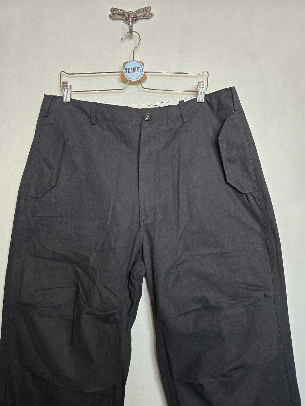 K-TWO Studios Los Angeles Utility Parachute Pants Black Wide Leg Cargo Pants XL